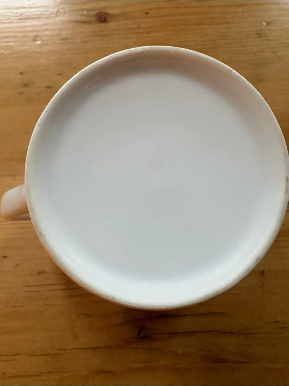 Williams Sonoma mug featuring a blue and white 